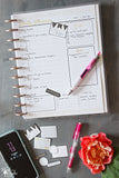 Real Organized Undated Printable Calendar - Black
