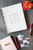 Real Organized Undated Printable Calendar - Pink
