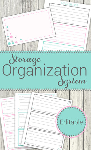 Storage Organization System