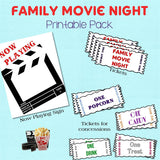 Family Fun - Movie Night Printable Pack