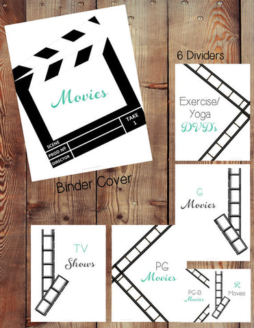 Movie Binder Printables