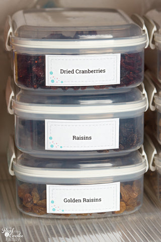 Kitchen Pantry Labels - Dots