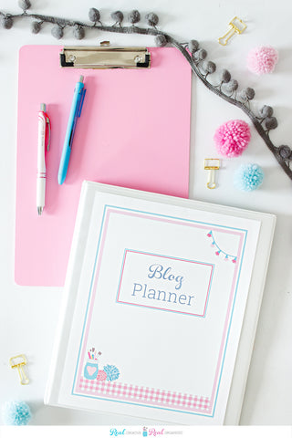 Real Organized Blog Planner