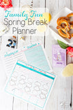 Spring Break at Home Planner